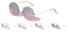 Geometric Rimless Metal Oceanic Color Gradient Sunglasses
