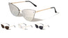 Chic Rimless Cat Eye Sunglasses Wholesale