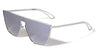 Flat Top One Piece Shield Keyhole Nose Sunglasses Wholesale