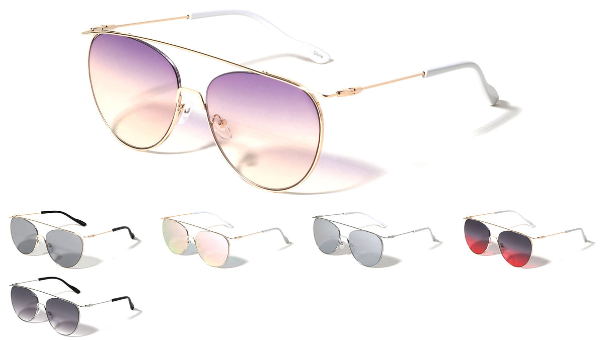 Thin Frame Aviators Sunglasses Wholesale