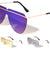 Rimless Thin Frame One Piece Shield Sunglasses Wholesale