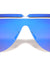 Rimless Thin Frame One Piece Shield Sunglasses Wholesale
