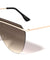 Rimless Thin Frame One Piece Shield Sunglasses Wholesale