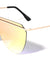 Rimless Thin Frame One Piece Shield Sunglasses Wholesale
