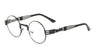Round Clear Lens Steampunk Glasses Wholesale