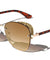 Glitter Side Shield Butterfly Wholesale Sunglasses