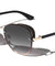 Glitter Side Shield Butterfly Wholesale Sunglasses