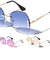 Rimless Butterfly Wholesale Sunglasses