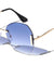 Rimless Butterfly Wholesale Sunglasses