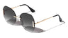 Rimless Butterfly Wholesale Sunglasses