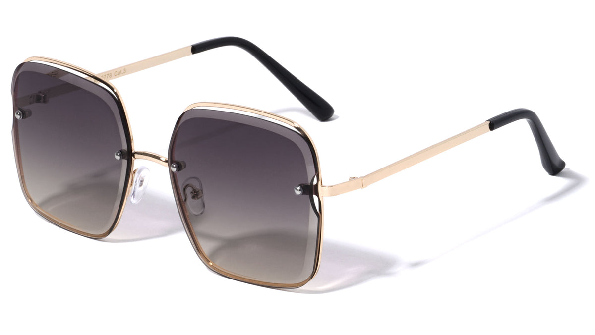 Edge Cut Butterfly Wholesale Sunglasses