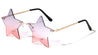 Rimless Star Color Lens Wholesale Sunglasses