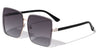 Rhinestone Hinge Rimless Oversized Butterfly Wholesale Sunglasses