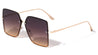 Rimless Squared Butterfly Wholesale Sunglasses