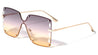 Oversized Rimless Butterfly Fashion Wholesale Sunglasses