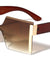 Rimless Squared Butterfly Wholesale Sunglasses