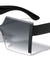 Rimless Squared Butterfly Wholesale Sunglasses