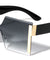 Rimless Squared Butterfly Wholesale Sunglasses