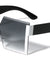 Rimless Squared Butterfly Wholesale Sunglasses
