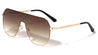 Flat Top One Piece Shield Lens Wholesale Sunglasses