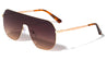 Flat Top One Piece Shield Lens Wholesale Sunglasses