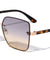 Rimless Flat Square Butterfly Wholesale Sunglasses