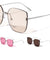 Rimless One Piece Shield Cat Eye Wholesale Sunglasses