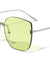 Rimless One Piece Shield Cat Eye Wholesale Sunglasses