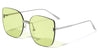 Rimless One Piece Shield Cat Eye Wholesale Sunglasses