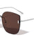 Rimless One Piece Shield Cat Eye Wholesale Sunglasses