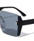 Oversized Semi Rimless Side Glitter Butterfly Wholesale Sunglasses
