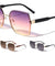 Extended Rimless Lens Fashion Butterfly Wholesale Sunglasses