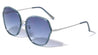 Double Plastic-Metal Rim Fashion Butterfly Wholesale Sunglasses