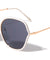 Double Plastic-Metal Rim Fashion Butterfly Wholesale Sunglasses