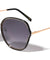 Double Plastic-Metal Rim Fashion Butterfly Wholesale Sunglasses