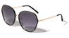 Double Plastic-Metal Rim Fashion Butterfly Wholesale Sunglasses