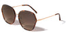 Double Plastic-Metal Rim Fashion Butterfly Wholesale Sunglasses