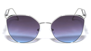 Triangular Temple Cutout Fashion Geometric Cat Eye Wholesale Sunglasses