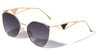 Triangular Temple Cutout Fashion Geometric Cat Eye Wholesale Sunglasses