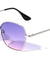 Thin Frame Geometric Fashion Butterfly Wholesale Sunglasses