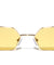 Color Lens Thin Rim Fashion Wide Hexagon Wholesale Sunglasses
