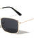 Wire Frame Temple Fashion Rectangle Wholesale Sunglasses