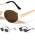 Flat Temple Fashion Rounded Cat Eye Wholesale Sunglasses
