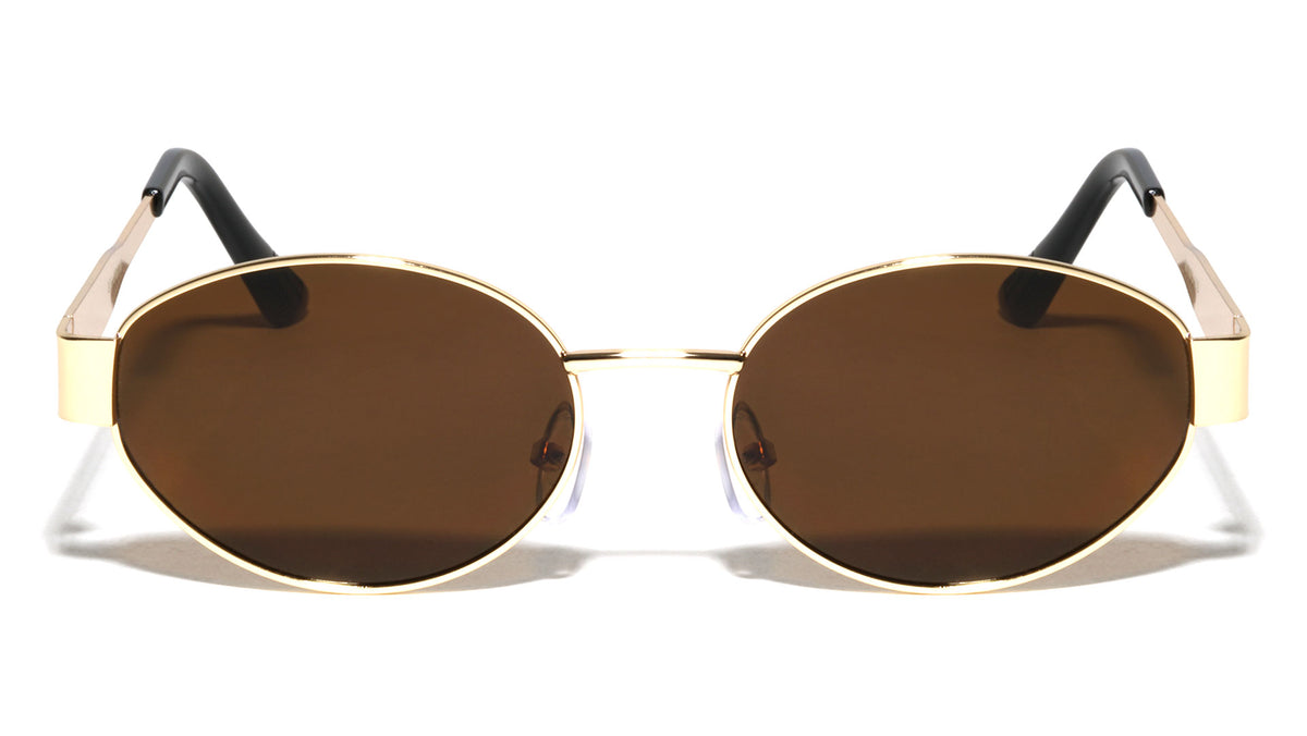 Flat Temple Fashion Rounded Cat Eye Wholesale Sunglasses
