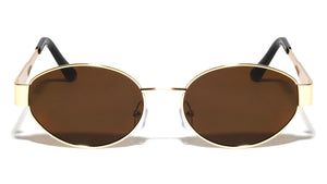 Flat Temple Fashion Rounded Cat Eye Wholesale Sunglasses