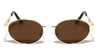 Flat Temple Fashion Rounded Cat Eye Wholesale Sunglasses