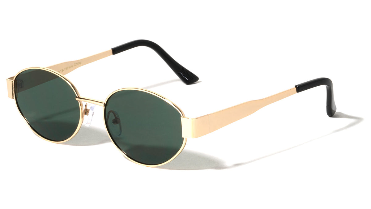 Flat Temple Fashion Rounded Cat Eye Wholesale Sunglasses