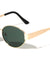 Flat Temple Fashion Rounded Cat Eye Wholesale Sunglasses