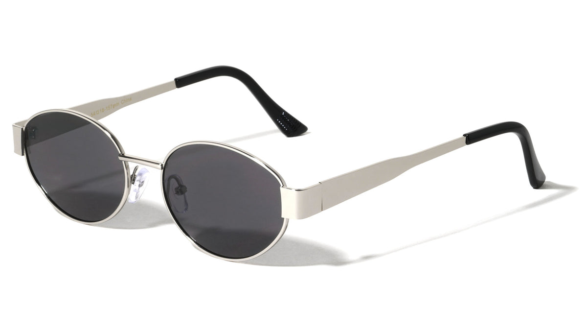 Flat Temple Fashion Rounded Cat Eye Wholesale Sunglasses