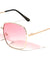 Thin Frame Fashion Squared Butterfly Wholesale Sunglasses